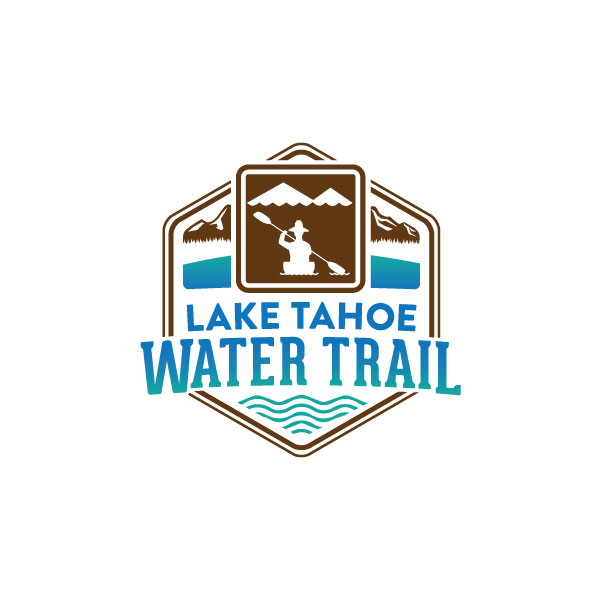 lake tahoe water trail logo design website